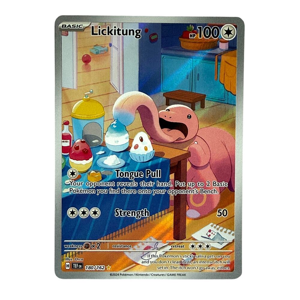 Pokémon TCG Lickitung 180/162 SV Temporal Forces 2024 Illustation Rare NM-MT